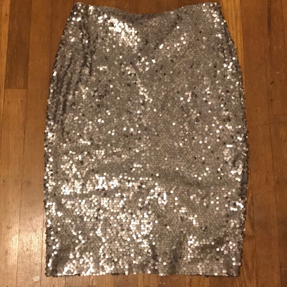 Express Sequins pencil skirt